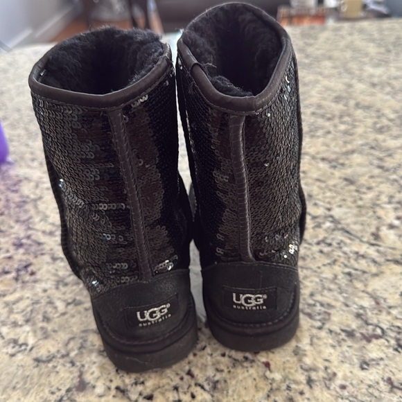 Black Sequin Uggs - Picture 3 of 6